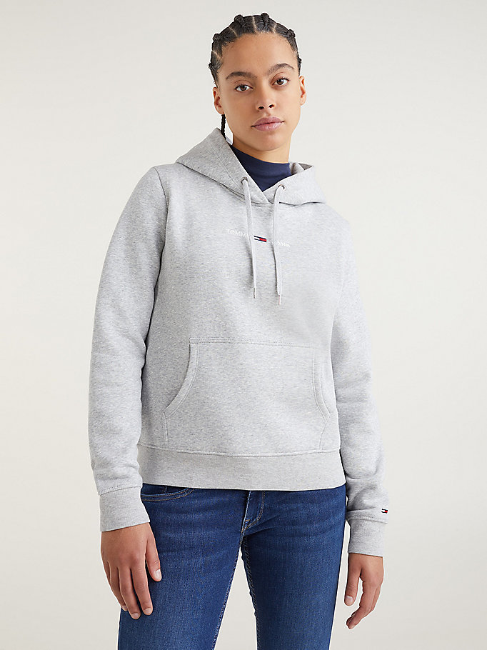 Tommy Hilfiger Essential Logo Hettegensere Dame Grå | HISZXT-302