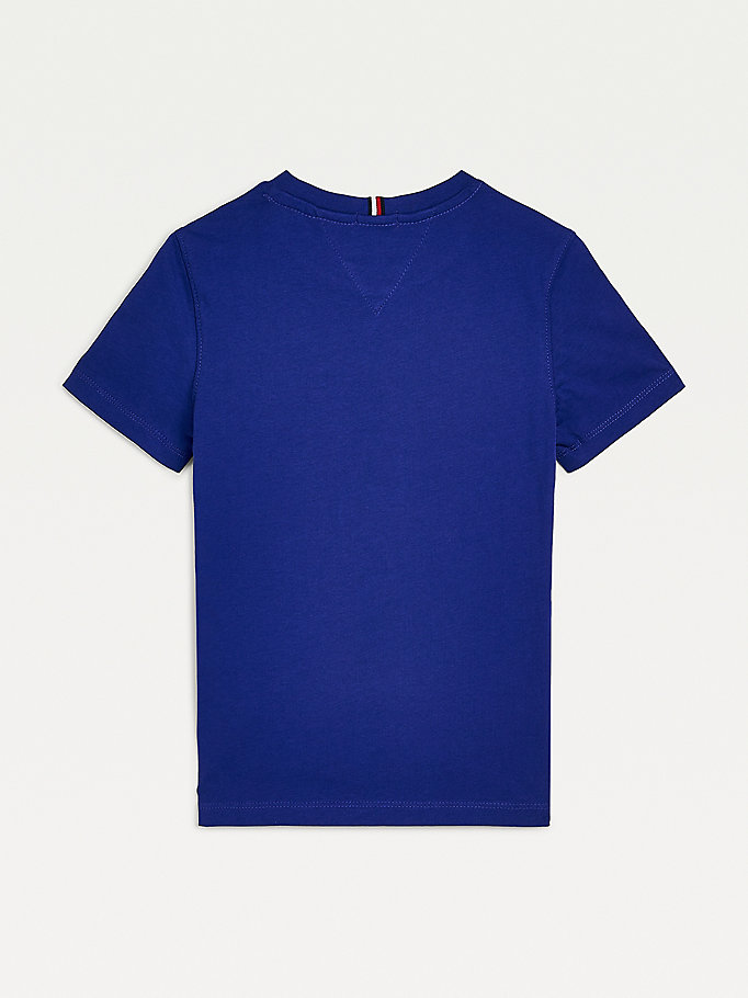 Tommy Hilfiger Essential Organic Bomull T-skjorte Gutt Lilla | DNPRGL-476