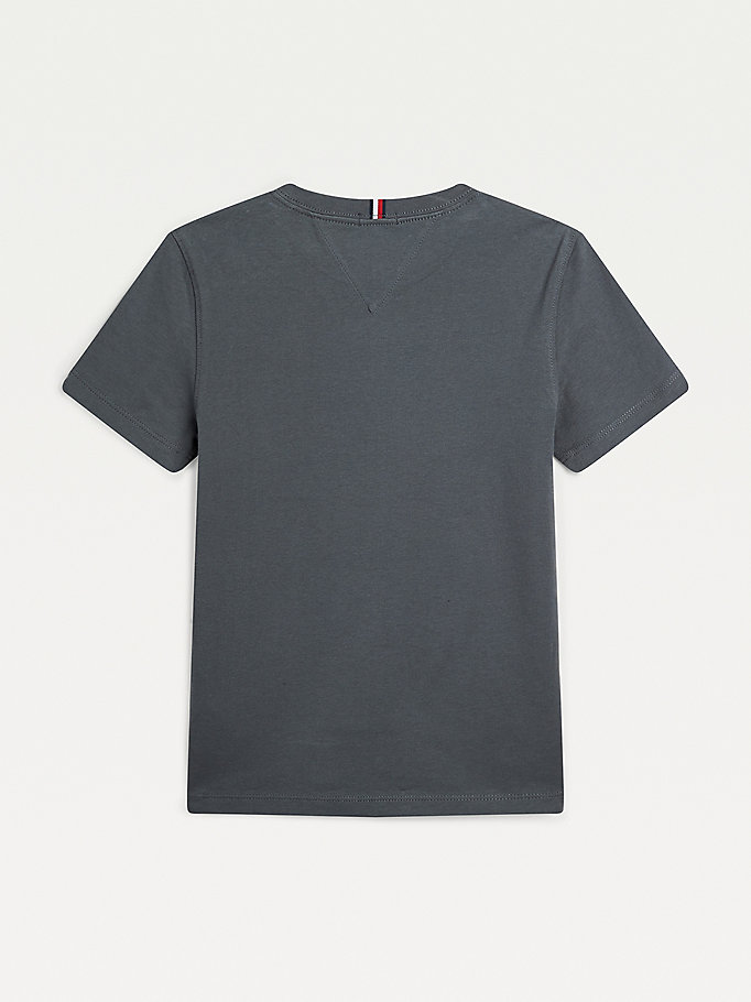 Tommy Hilfiger Essential Organic Bomull Knit Tee T-skjorte Gutt Grønn | KOIPQU-510