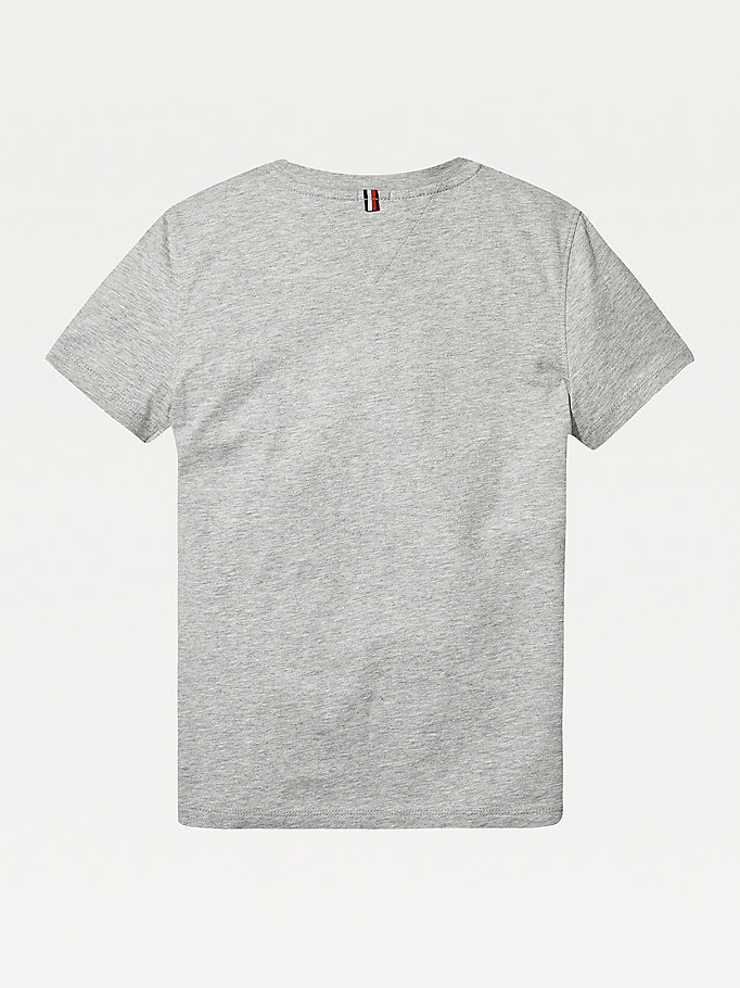 Tommy Hilfiger Essential Organic Bomull T-skjorte Gutt Grå | NGPLFI-579