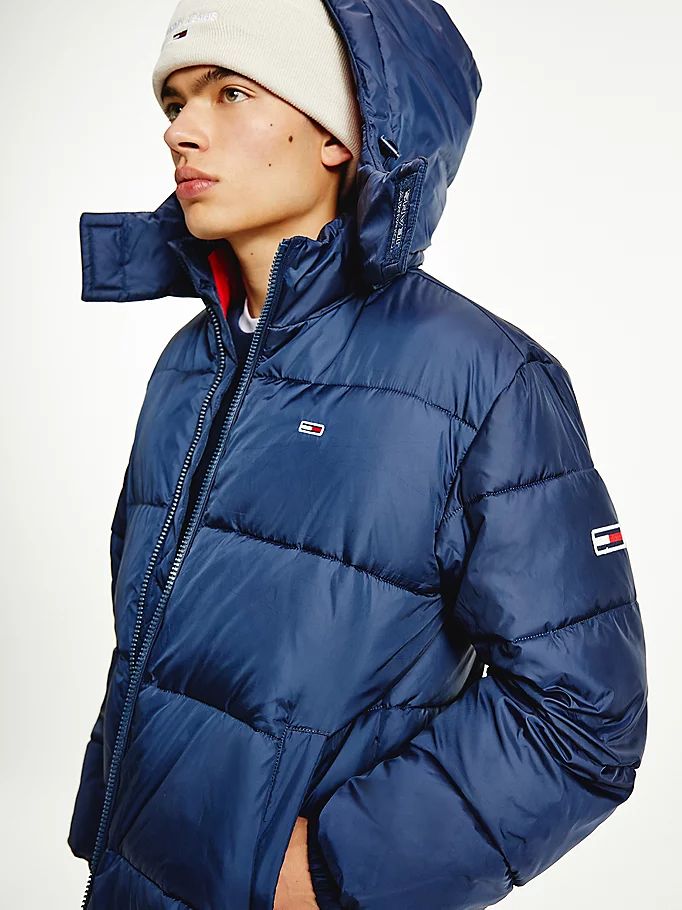 Tommy Hilfiger Essential Quilted Jakke Herre Blå | DVAKEX-981