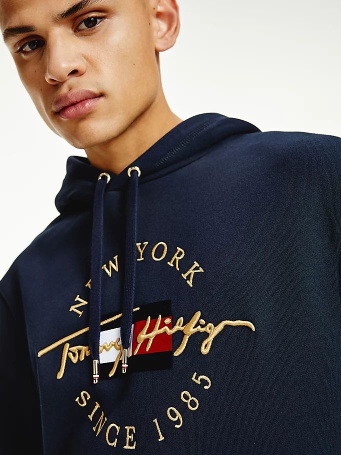 Tommy Hilfiger Exclusive Icons Hettegensere Herre Blå | KPUAEV-280