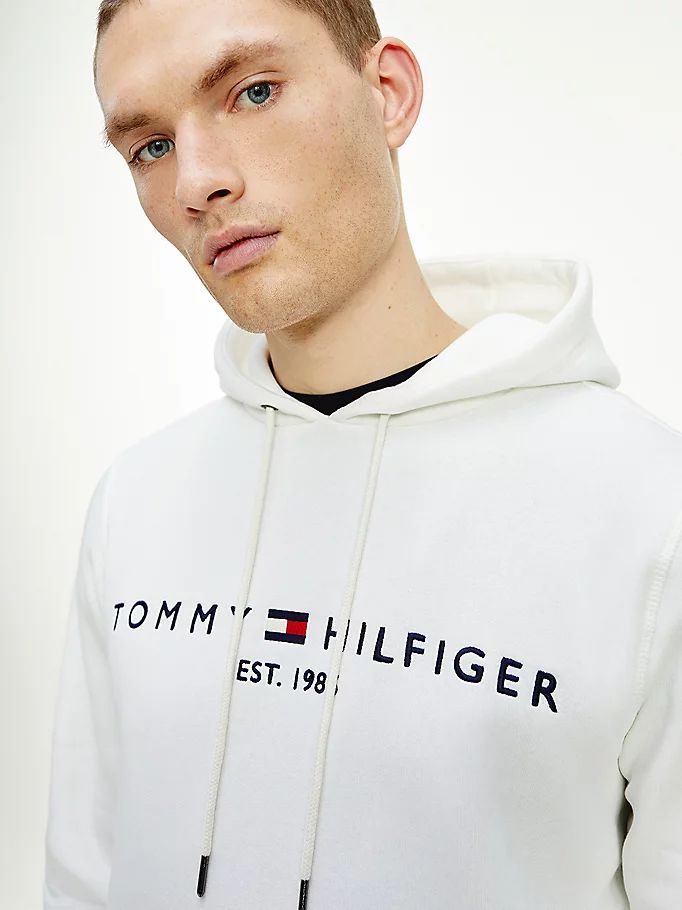 Tommy Hilfiger Exclusive Logo Hettegensere Herre Hvite | CMDYXH-937