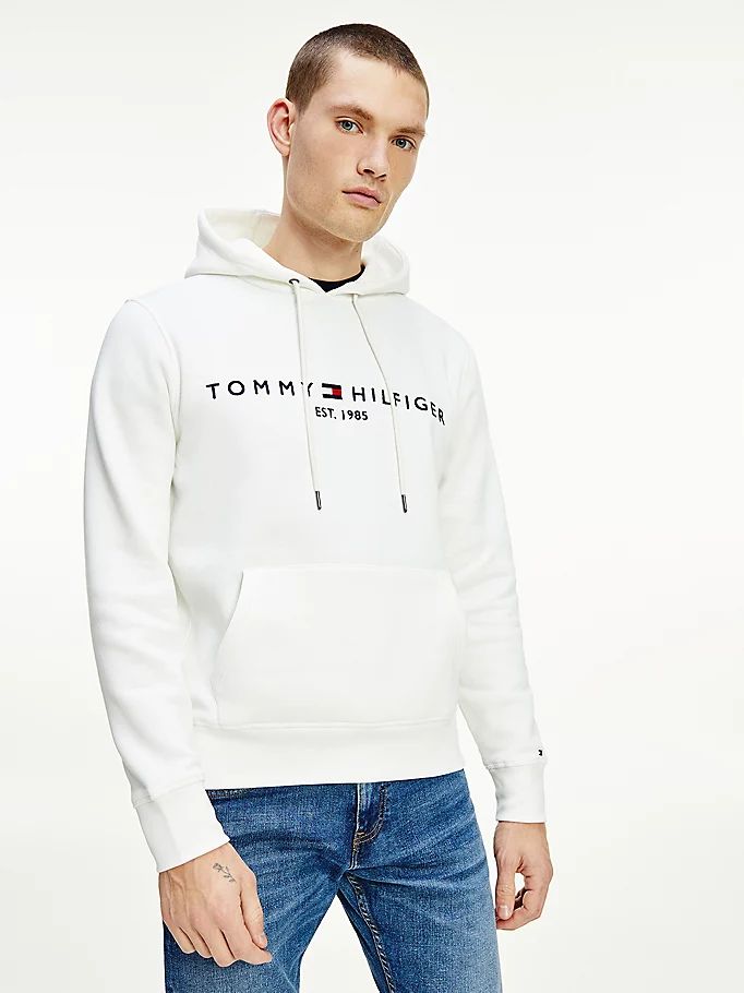 Tommy Hilfiger Exclusive Logo Hettegensere Herre Hvite | CMDYXH-937