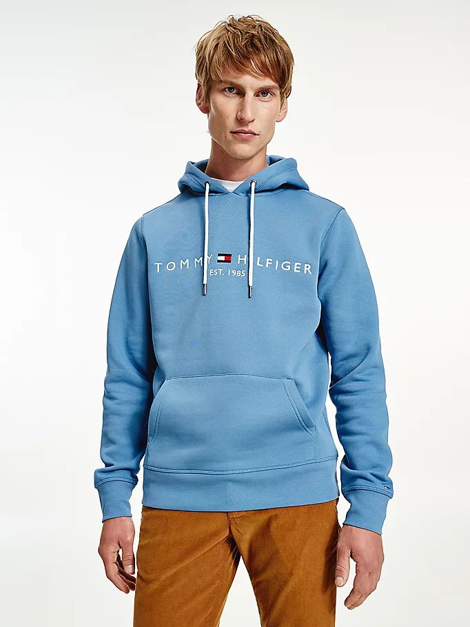 Tommy Hilfiger Exclusive Logo Hettegensere Herre Blå | HBCDFU-152