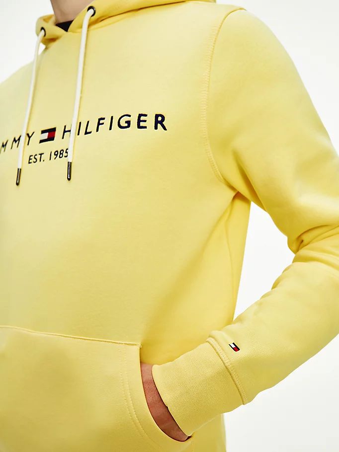 Tommy Hilfiger Exclusive Logo Hettegensere Herre Gul | MUSJTE-037