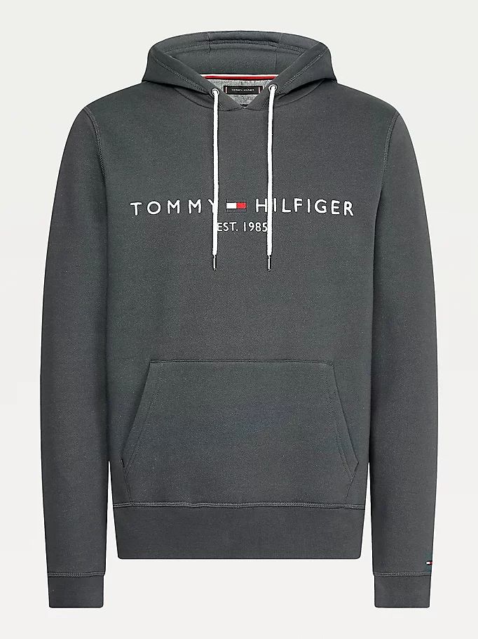 Tommy Hilfiger Exclusive Logo Hettegensere Herre Grå | OQTJUR-659