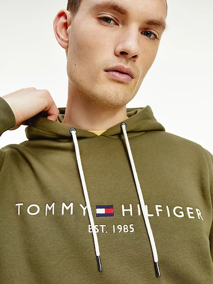 Tommy Hilfiger Exclusive Logo Hettegensere Herre Grønn | PGZKTD-429