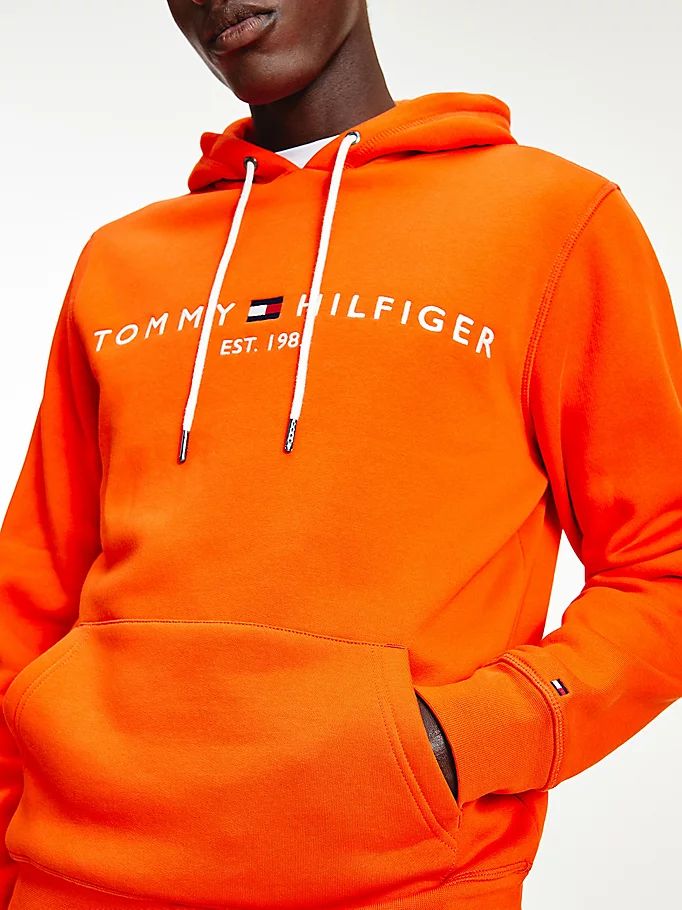 Tommy Hilfiger Exclusive Logo Hettegensere Herre Oransje | SHVMBQ-729