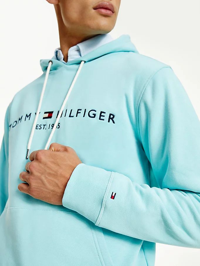 Tommy Hilfiger Exclusive Logo Hettegensere Herre Blå | WCJGNS-456