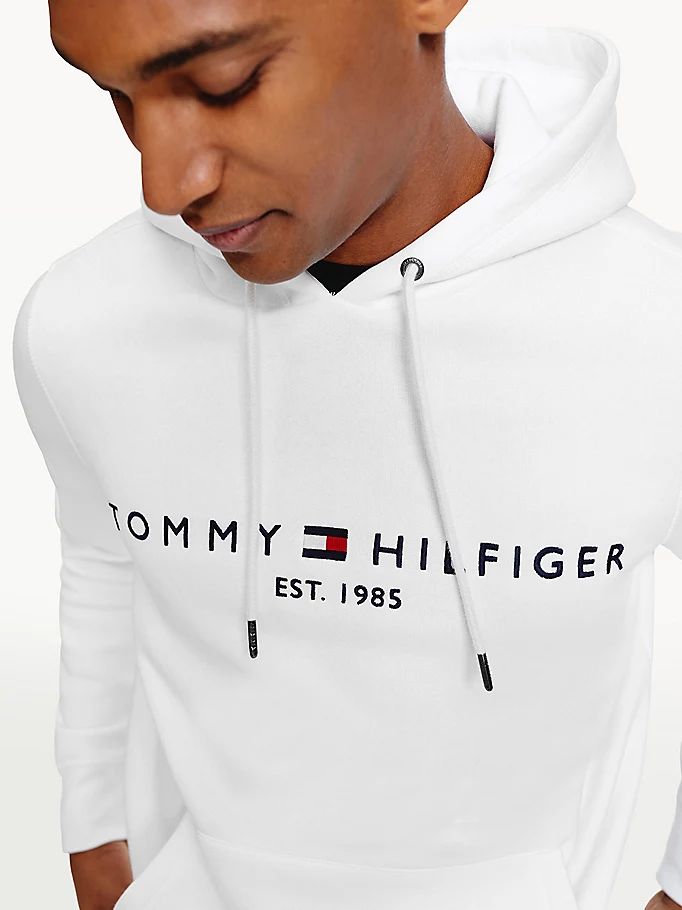 Tommy Hilfiger Exclusive Logo Hettegensere Herre Hvite | XSRGUO-829