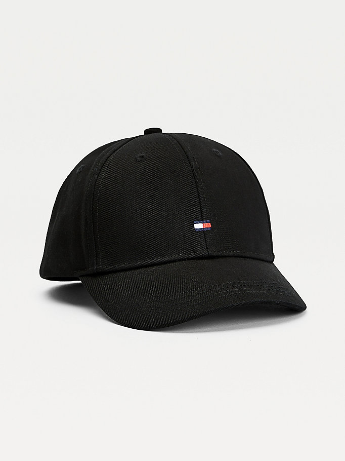 Tommy Hilfiger Flag Baseball Hatt Gutt Svarte | JGDEXW-078