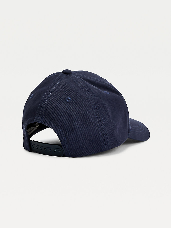 Tommy Hilfiger Flag Patch Baseball Hatt Gutt Blå | AESTNR-960