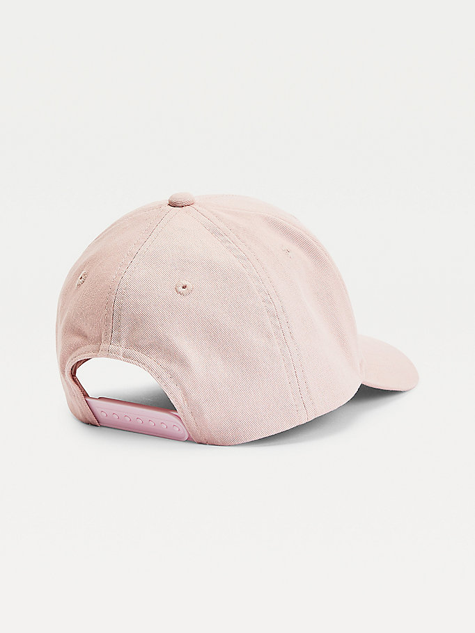 Tommy Hilfiger Flag Patch Baseball Hatt Gutt Rosa | OSPXRW-862