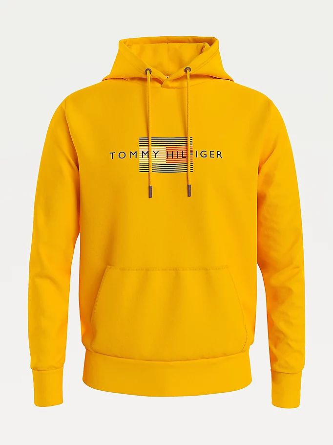 Tommy Hilfiger Front Logo Organic Bomull Fleece Hettegensere Herre Gul | HLGRIX-136