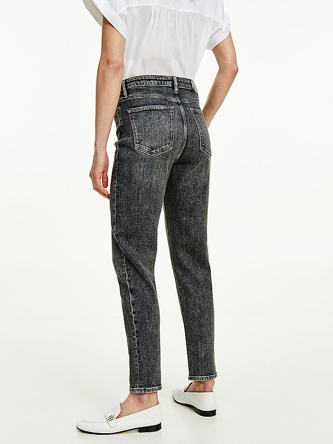 Tommy Hilfiger Gramercy Mom High Rise Jeans Dame Blå | INCMEG-401