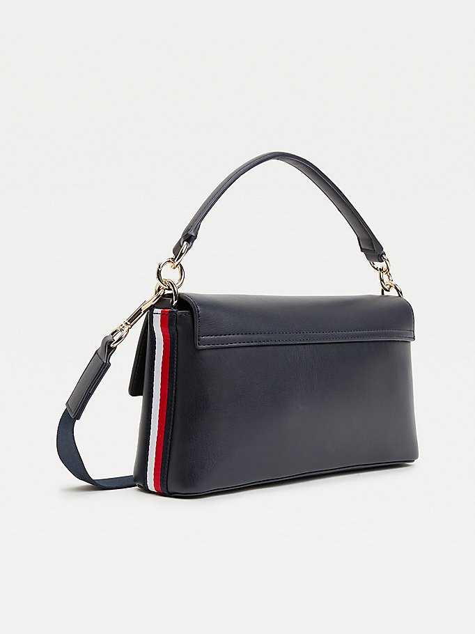 Tommy Hilfiger Iconic Shoulder Bag Skulderveske Dame Blå | GVDHQL-406