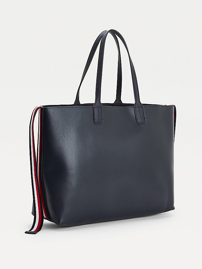 Tommy Hilfiger Iconic Tote Veske Dame Blå | MLZBCK-498