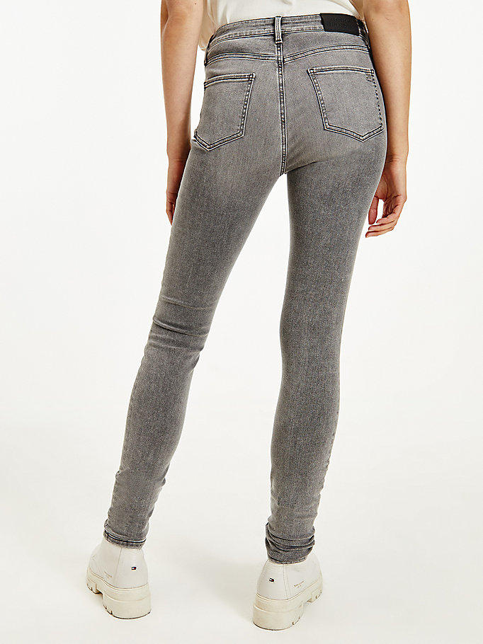 Tommy Hilfiger Icons Harlem Skinny Jeans Dame Blå | PWJDEU-290