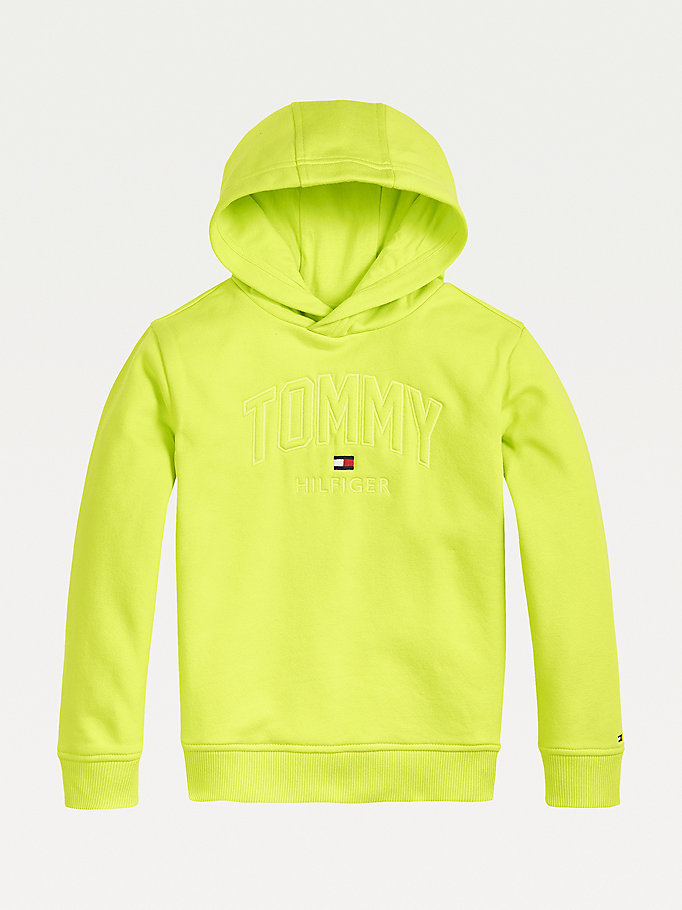 Tommy Hilfiger Logo Embroidery Hettegensere Gutt Grønn | VREZFT-345