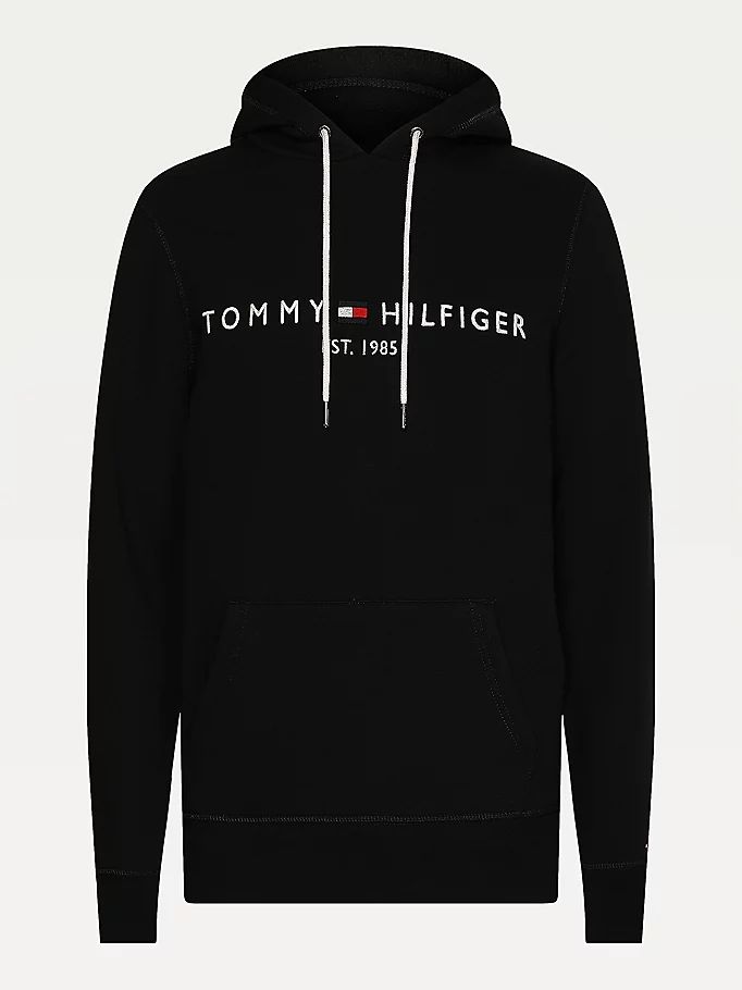 Tommy Hilfiger Logo Flex Fleece Hettegensere Herre Svarte | XGKNMZ-713