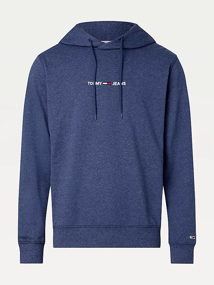 Tommy Hilfiger Logo Heathered Hettegensere Herre Blå | NFPEOD-091