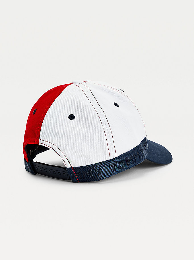 Tommy Hilfiger Logo Tape Baseball Hatt Gutt Blå | ARGWBE-920