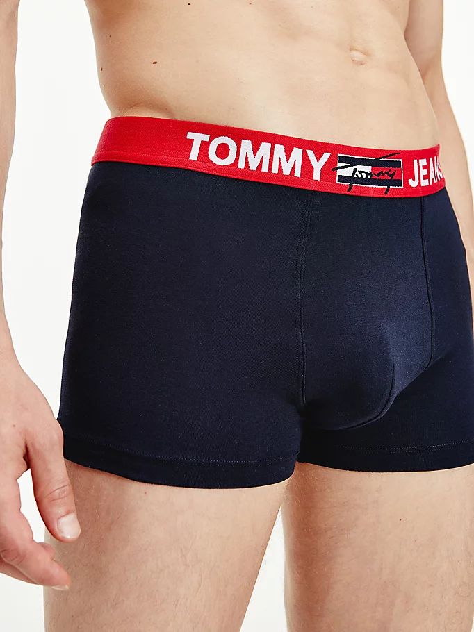 Tommy Hilfiger Logo Undertøy Herre Blå | QFCKHI-927