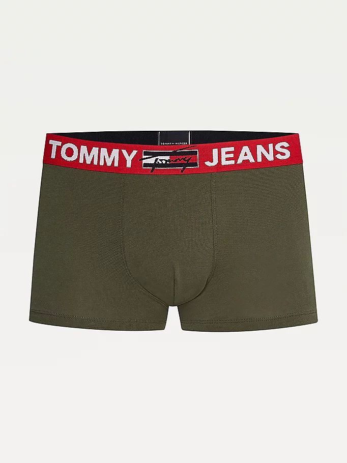 Tommy Hilfiger Logo Undertøy Herre Khaki | NKPTJA-345