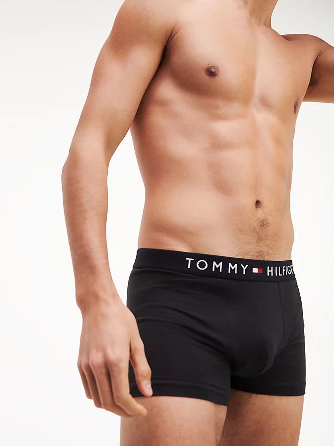 Tommy Hilfiger Logo Undertøy Herre Svarte | KIDOBV-059