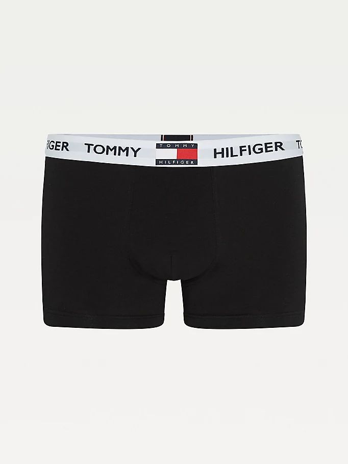 Tommy Hilfiger Logo Waistband Bomull Blend Trunks Undertøy Herre Svarte | AHZCVU-123