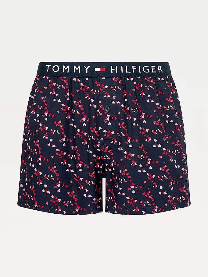 Tommy Hilfiger Logo Waistband Bomull Bokser Undertøy Herre Blå | BHIKTQ-023