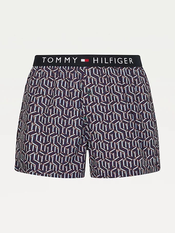 Tommy Hilfiger Logo Waistband Bomull Bokser Undertøy Herre Blå | BHIKTQ-023