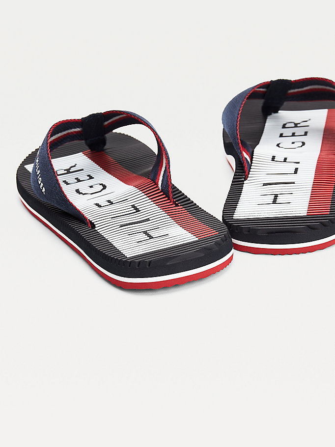 Tommy Hilfiger Massage Insole Klipklapper Herre Blå | NMXTGC-920