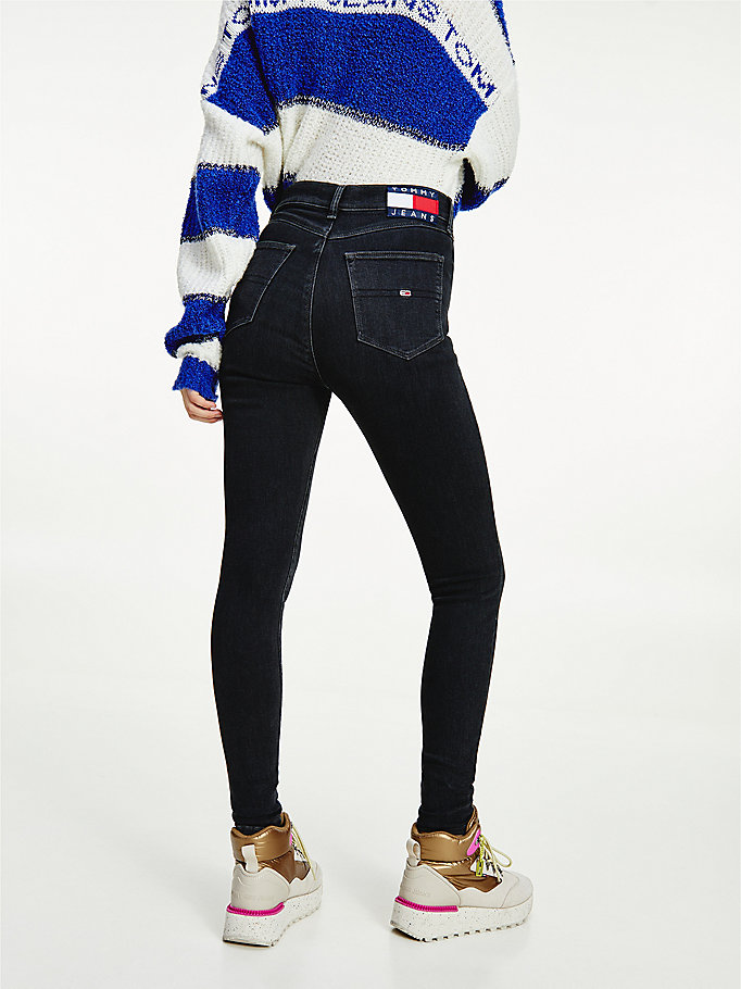 Tommy Hilfiger Melany Ultra High Rise Super Skinny Jeans Dame Blå | NUFVXY-247