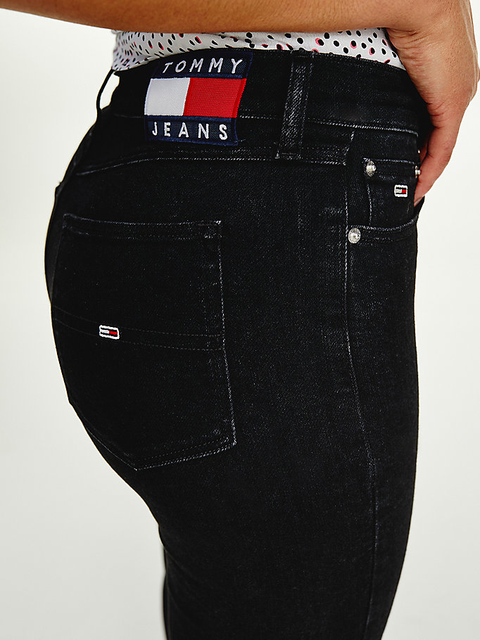 Tommy Hilfiger Melany Ultra High Rise Super Skinny Jeans Dame Blå | YXAKRJ-937