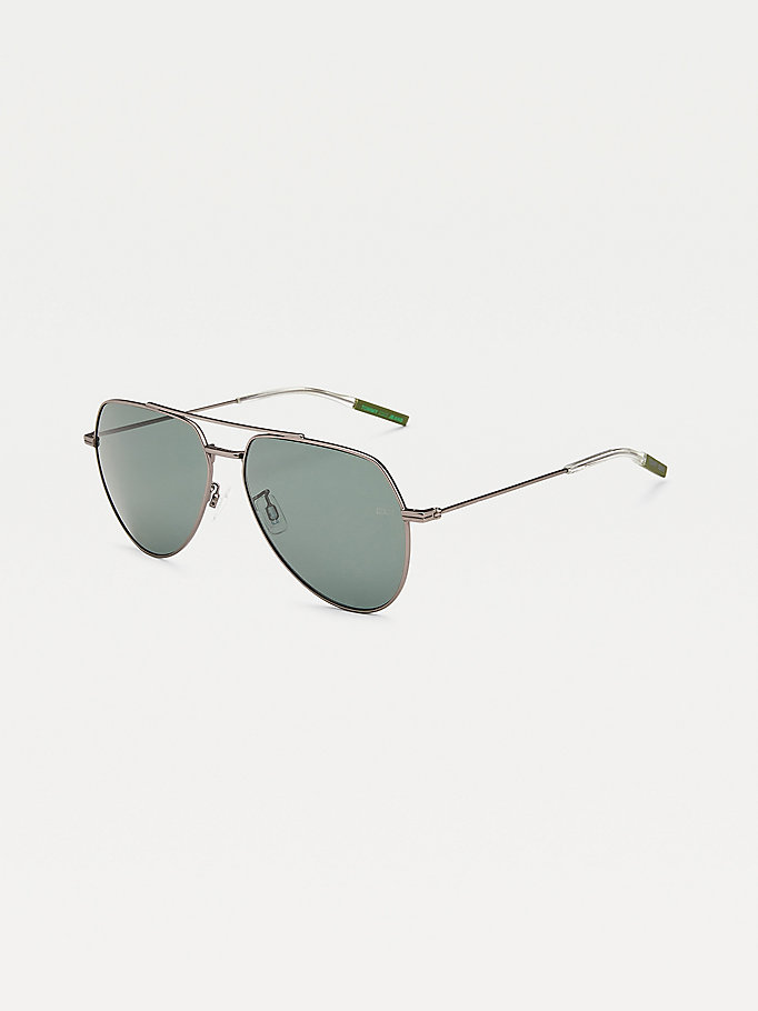 Tommy Hilfiger Metal Aviator Solbriller Herre Grønn | HPBRSF-186