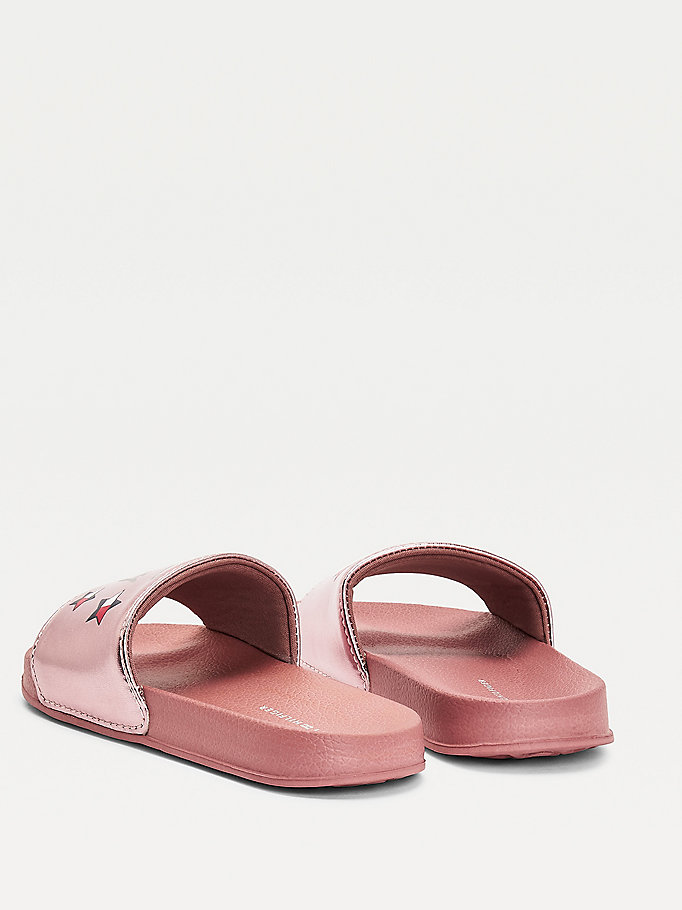 Tommy Hilfiger Metallic Reima Sandaler Jente Rosa | XJMFER-765