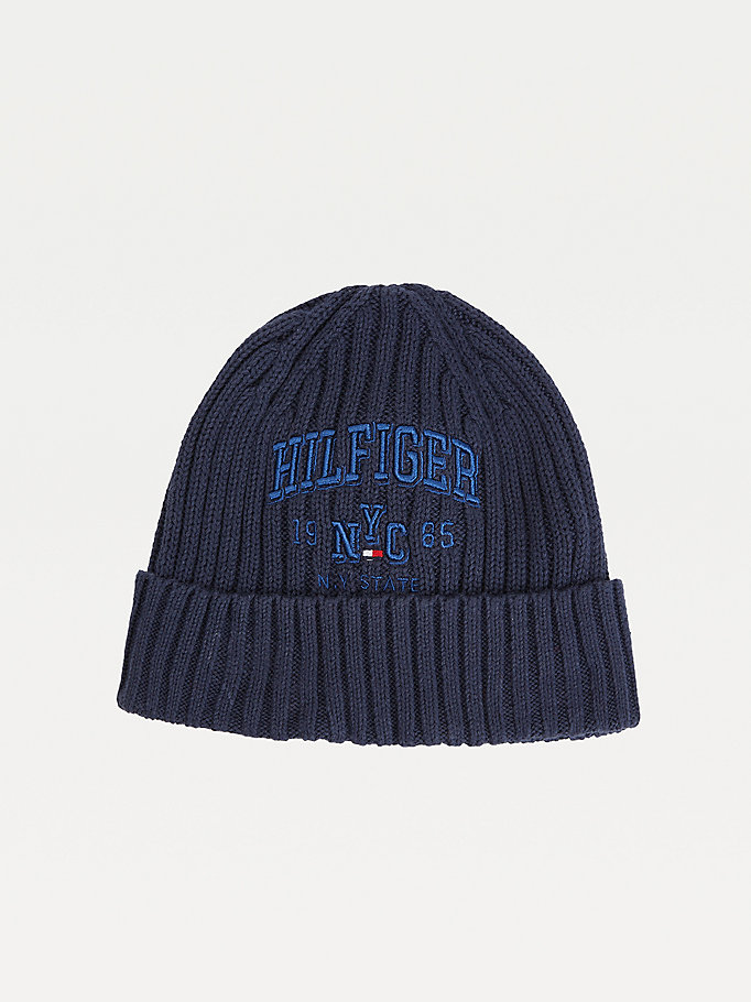 Tommy Hilfiger Mini Me Graphic Beanie Hatt Gutt Blå | SCPAKW-429