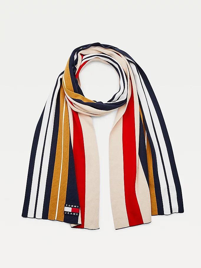 Tommy Hilfiger Mixed Stripe Skjerf Herre Blå | AHKNME-978