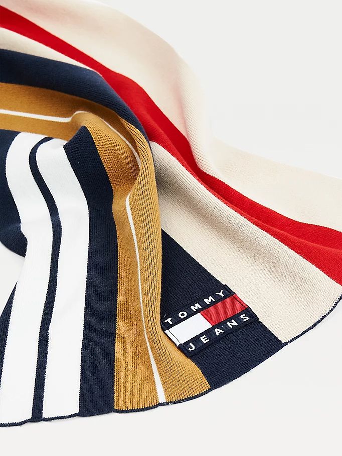 Tommy Hilfiger Mixed Stripe Skjerf Herre Blå | AHKNME-978