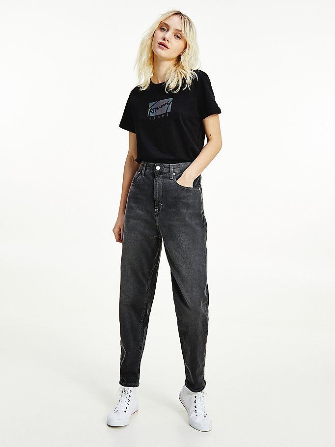 Tommy Hilfiger Mom High Rise Jeans Dame Blå | SPAHOI-143