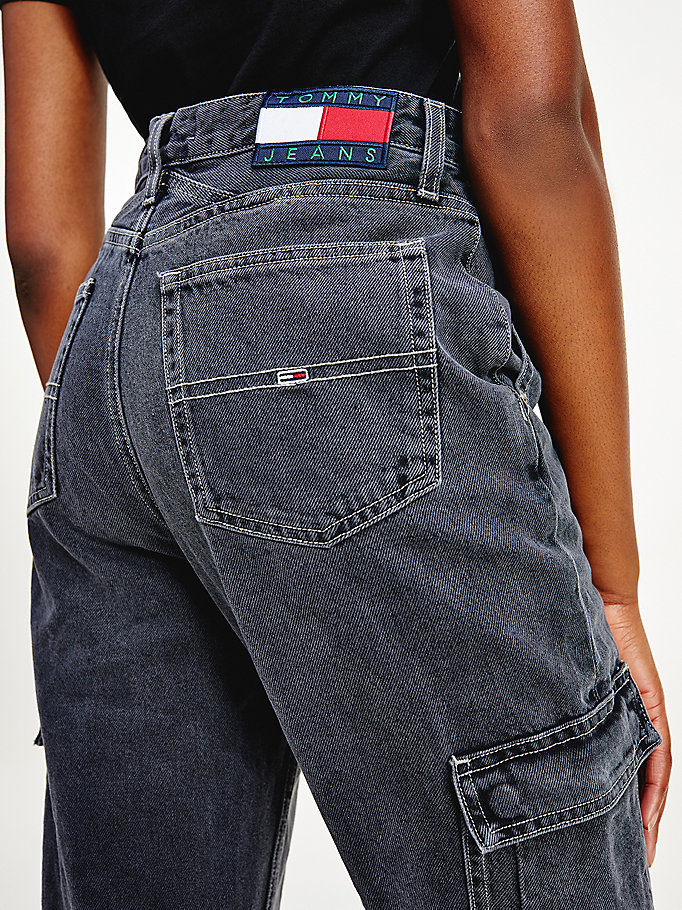 Tommy Hilfiger Mom High Rise Jeans Dame Blå | VJOQNX-894