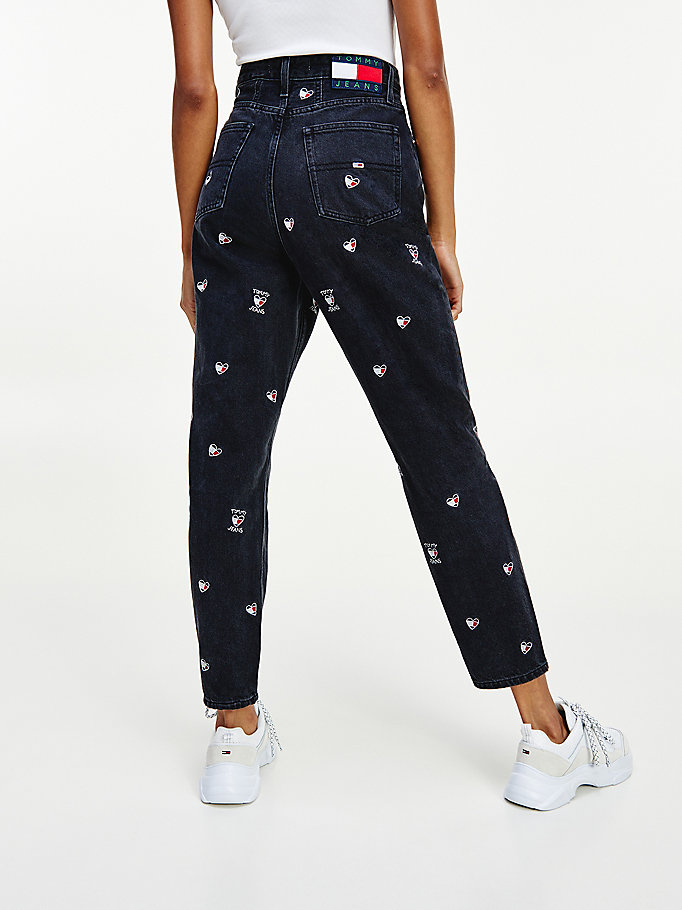 Tommy Hilfiger Mom Ultra High Rise Jeans Dame Blå | AIDVQU-731