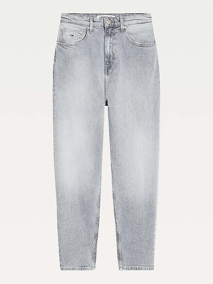 Tommy Hilfiger Mom Ultra High Rise Jeans Dame Blå | HZFIGM-293