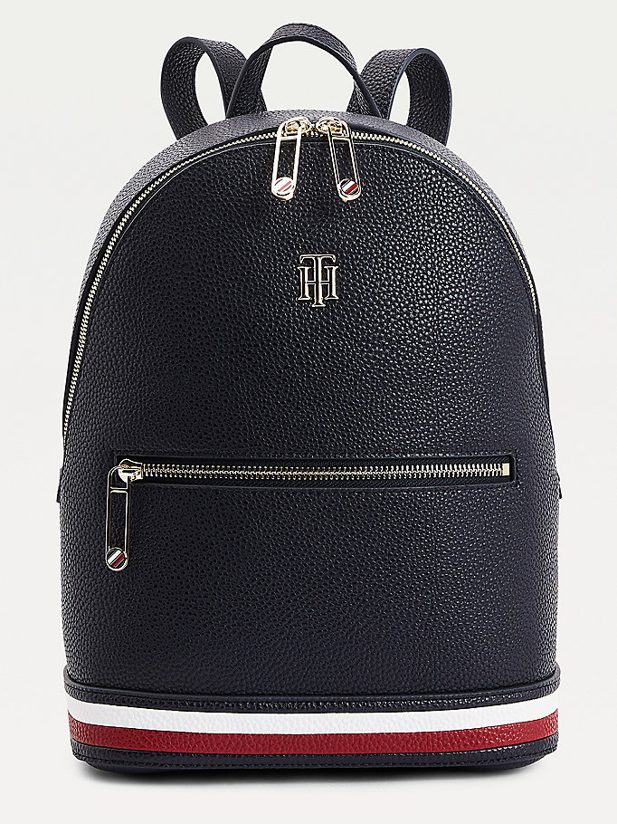 Tommy Hilfiger Monogram Dome Signature Detail Ryggsekk Dame Blå | UXHEBJ-315