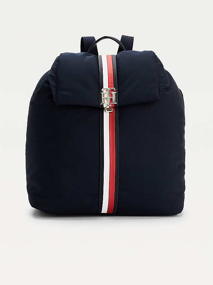 Tommy Hilfiger Monogram Ryggsekk Dame Blå | OXTYIQ-249