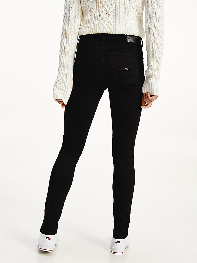 Tommy Hilfiger Nora Mid Rise Fit Skinny Jeans Dame Blå | XUZIHB-872