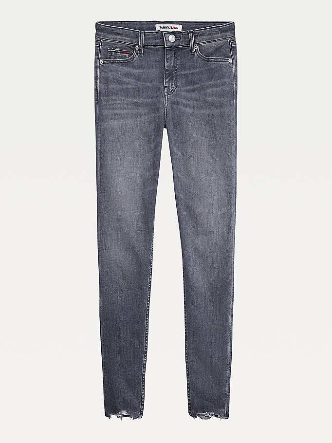 Tommy Hilfiger Nora Mid Rise Skinny Jeans Dame Blå | AIJDVY-340