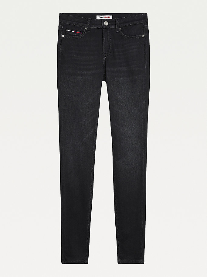 Tommy Hilfiger Nora Mid Rise Skinny Jeans Dame Blå | OIQGVR-508